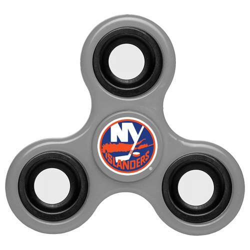 NHL New York Islanders 3 Way Fidget Spinner G94 - Gray